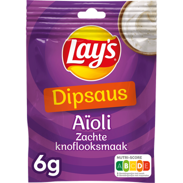 Lay's Dipsaus Aïoli Zachte Knoflooksmaak - JUMBO