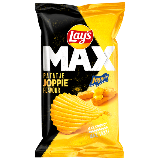 Lay's Ribbelchips max patatje joppie - Dirk