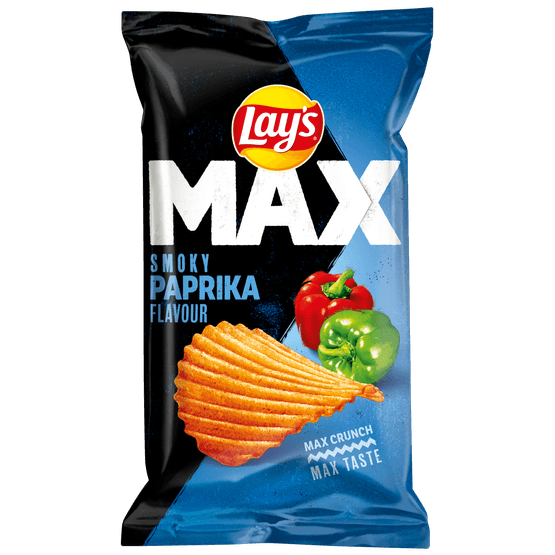 Lay's Ribbelchips max smoky paprika - Dirk