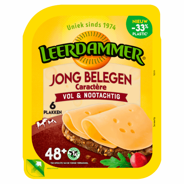 Leerdammer Jong belegen caractère 48+ plakken - PLUS