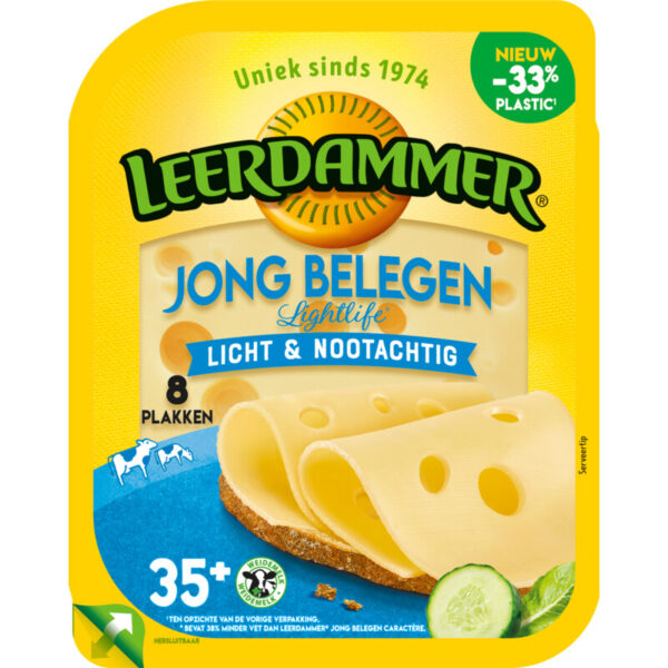 Leerdammer Lightlife 35+ plakken - Albert Heijn