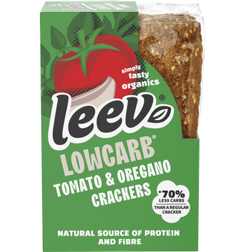 Leev Bio Organic Low Carb Qrackers Bruschetta 3 x 2 Stuks - JUMBO