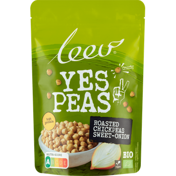 Leev Bio Yes Peas Roasted Chickpeas Sweet-Onion - JUMBO
