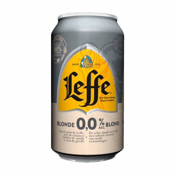 Leffe Blond Belgisch abdijbier 0.0% - PLUS
