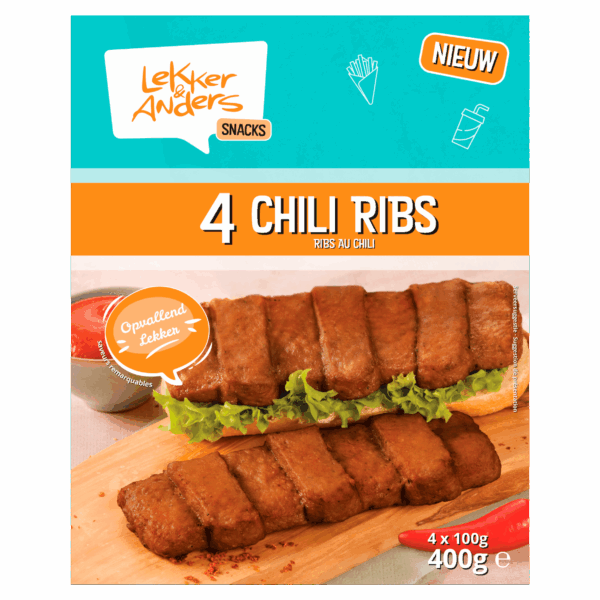 Lekker & Anders Chili Ribs 4st - PLUS