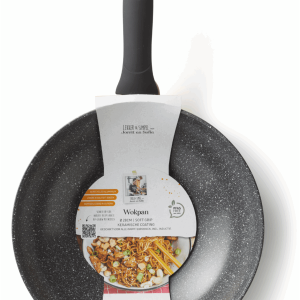 Lekker & Simpel Wokpan 28cm - PLUS