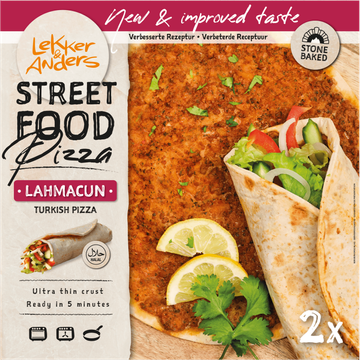 Lekker&Anders Street Food Lahmacun Turkish Pizza - JUMBO
