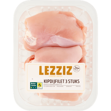 Lezziz Kipdijfilet Halal 3 Stuks - JUMBO