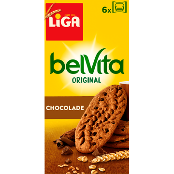 LiGA BelVita Chocolade Koekjes 6 x 4 Stuks - JUMBO
