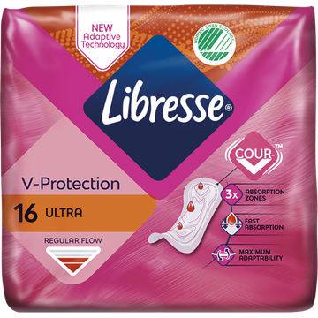 Libresse Ultra Normal Maandverband 16 Stuks - JUMBO