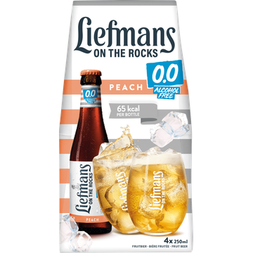 Liefmans Fruitbier Peach 0% 4x250ML - JUMBO