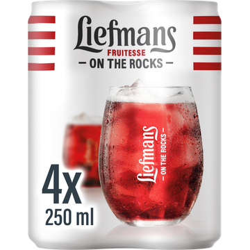 Liefmans - Fruitesse - Blik - 4 x 250ML - JUMBO