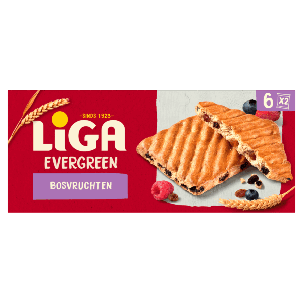 Liga Evergreen koekjes bosvruchten - PLUS