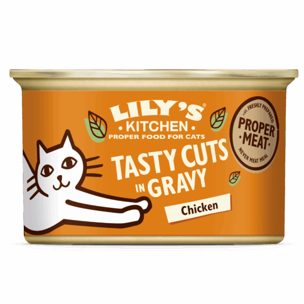 Lily's Kitchen Cat Tasty Cuts Chicken gravy blik - PLUS