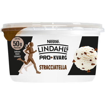 Lindahls Pro+ Kvarg Stracciatella - JUMBO