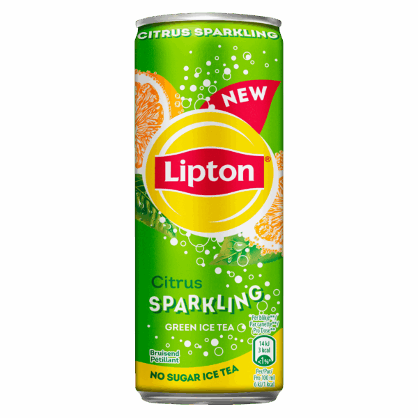 Lipton Ice Tea Sparkling Green Citrus Zero - PLUS