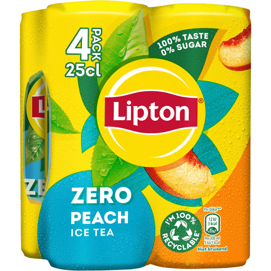 Lipton Ice tea peach zero - Dirk