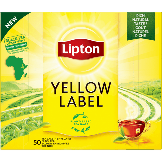 Lipton Thee yellow tea kop - Dirk