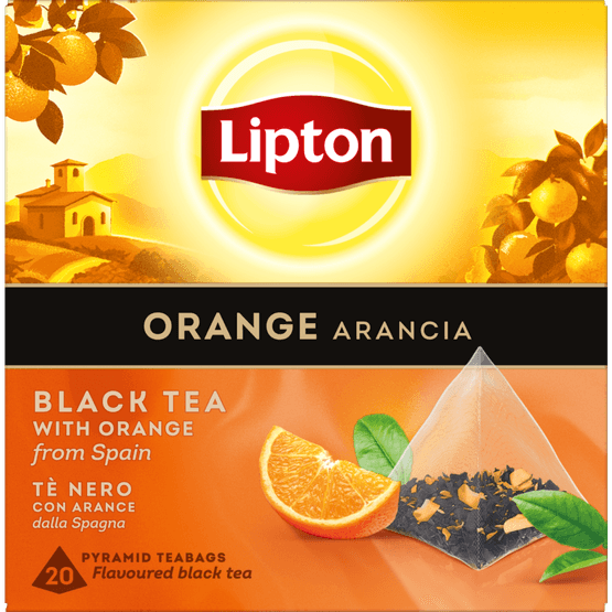 Lipton Zwarte thee orange arancia - Dirk
