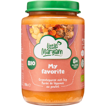 Little Maryam My Favorite Groentepuree met Kip 8+ Maanden - JUMBO