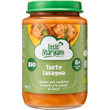 Little Maryam Tasty Lasagna Lasagne met Rundvlees 8+ Maanden - JUMBO