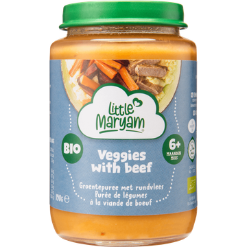Little Maryam Veggies with Beef Groentepuree met Rundvlees 6+ Maanden - JUMBO