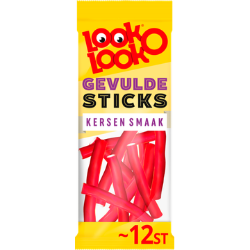Look-O-Look Gevulde Kersen Sticks - JUMBO