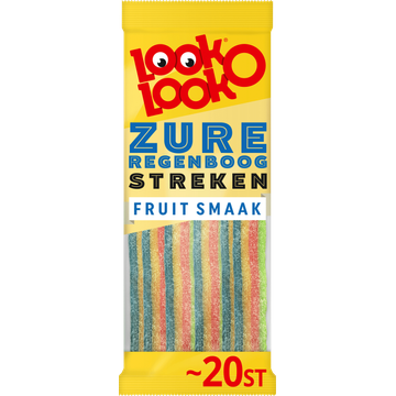 Look-O-Look Zure Regenboog Streken Vegan 20 stuks - JUMBO