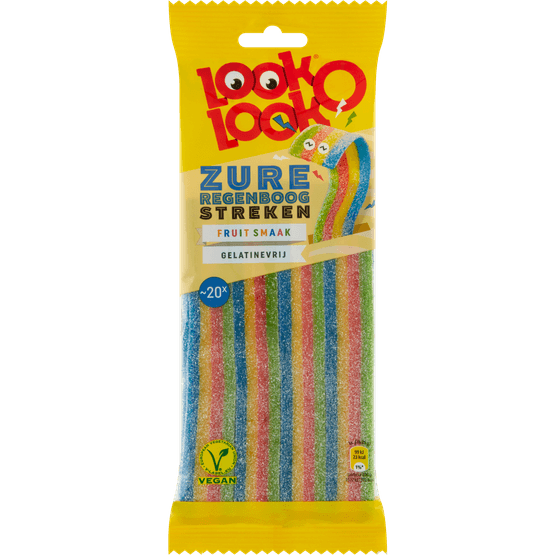 Look O Look Zure regenboog streken fruit smaak - Dirk
