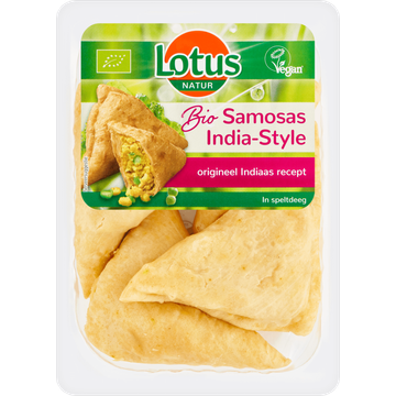 Lotus Natur Bio Samosas India-Style - JUMBO