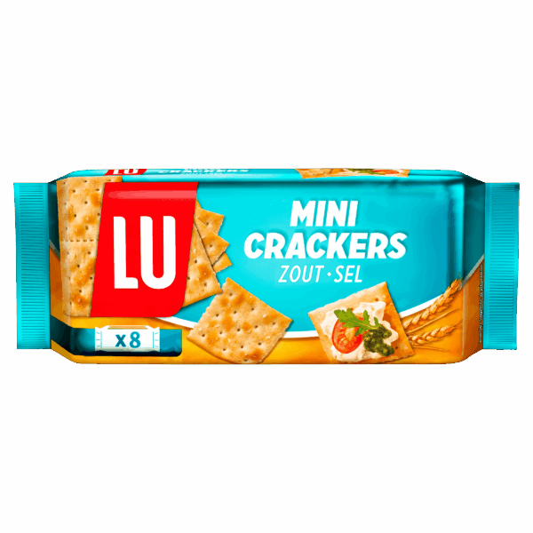 Lu Mini Crackers Zout - PLUS