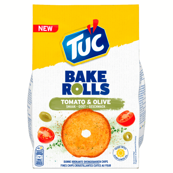 Lu TUC Bake Rolls Tomato & Olive - PLUS