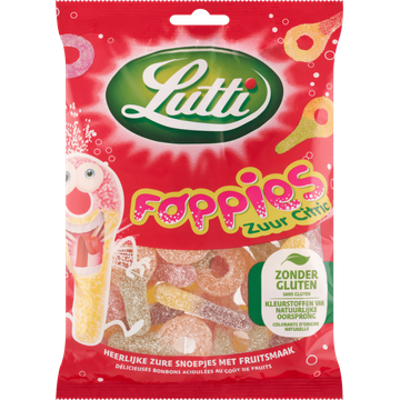Lutti Foppies Zuur Citric - JUMBO