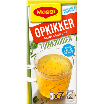 MAGGI Opkikker Drinkbouillon Tuinkruiden 7 x 3