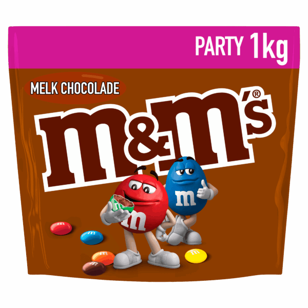 M&M'S Melk Chocolade Choco Snoepjes Party - PLUS