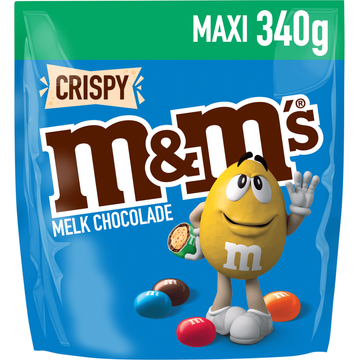 M&M'S Melk Chocolade Crispy Snoepjes Zak Groot - JUMBO