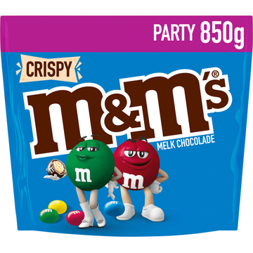 M&M'S Melk Chocolade Crispy Snoepjes Zak Party - JUMBO