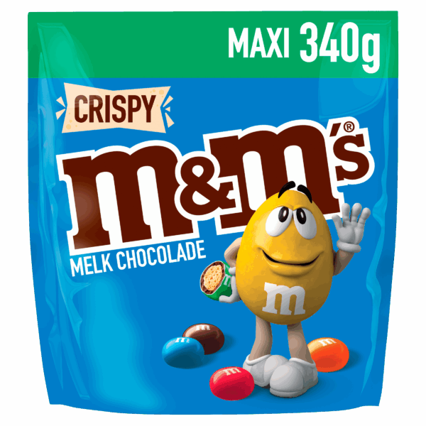 M&M'S Melk Chocolade Crispy - PLUS