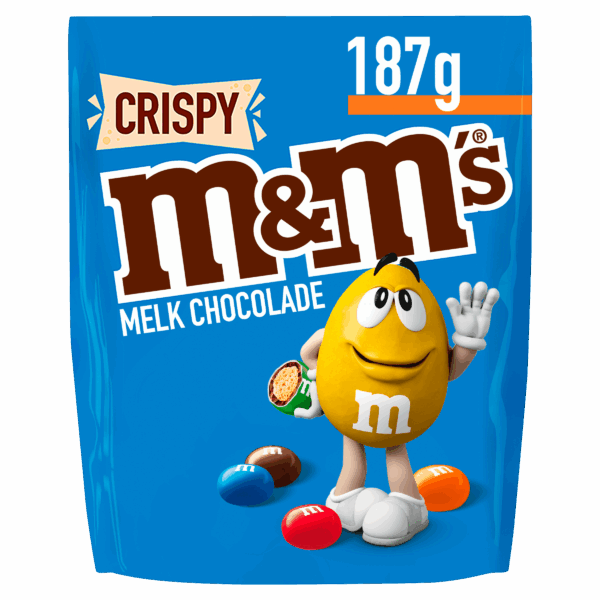M&M'S Melk Chocolade Crispy - PLUS