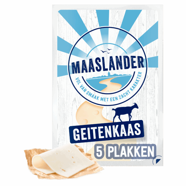 Maaslander Geitenkaas Jong Belegen 50+ plakken - PLUS