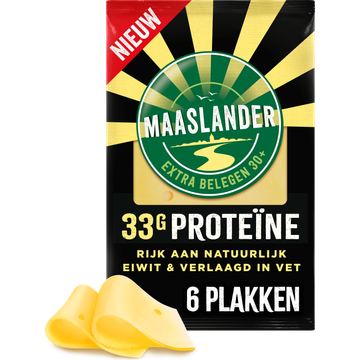 Maaslander Proteïne 30+ Kaas Plakken - JUMBO