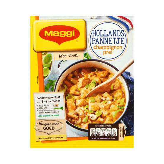 Maggi Hollands pannetje champignonsaus - Dirk