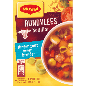 Maggi Minder Zout Bouillon Rundvlees Bouillon Blokjes - JUMBO