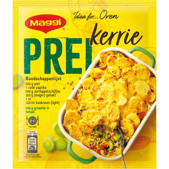 Maggi Ovenschotel prei kerrie - Dirk