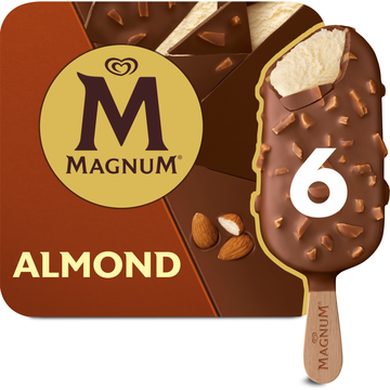 Magnum IJs Almond 6 stuks 6 x 100ml - JUMBO