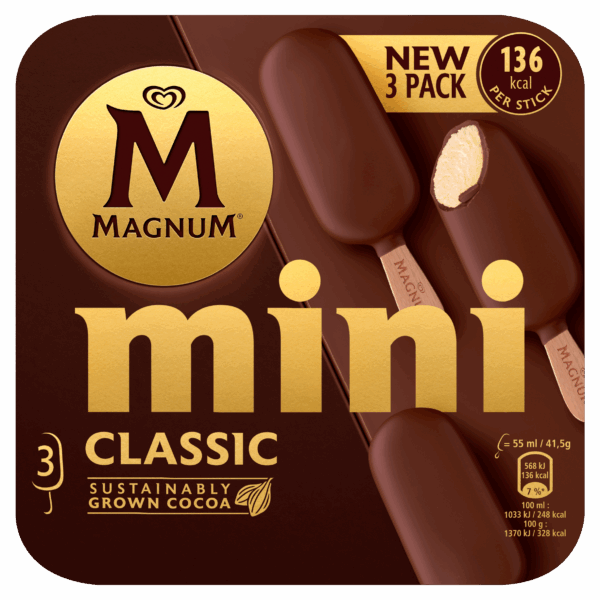 Magnum Mini Classic 3x55ml - PLUS
