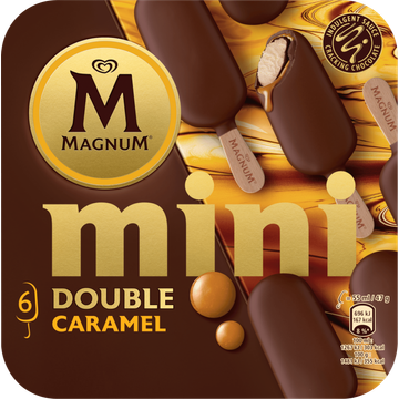 Magnum Mini IJs Double Caramel 6 stuks - JUMBO