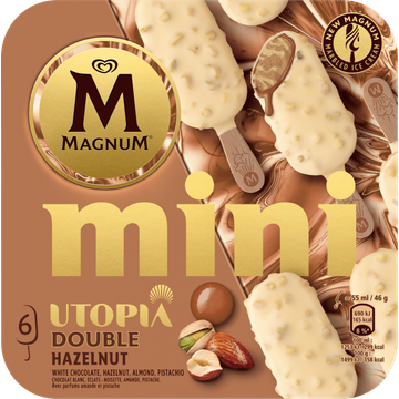 Magnum Mini IJs Utopia Double Hazelnut - JUMBO