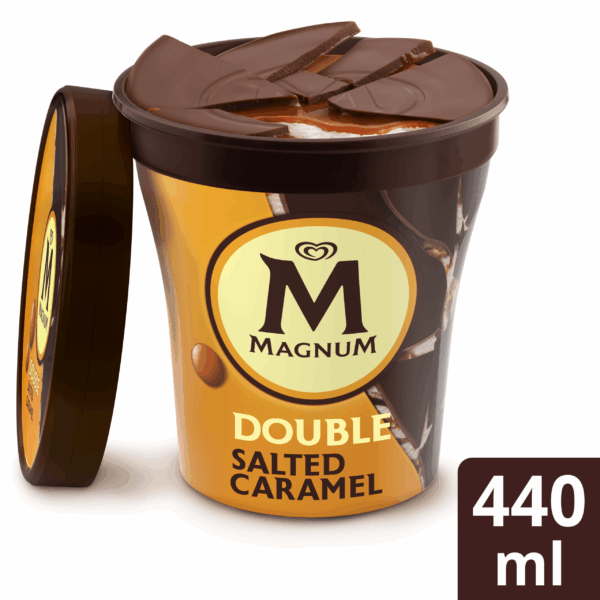 Magnum Pint Double Seasalt Caramel - PLUS