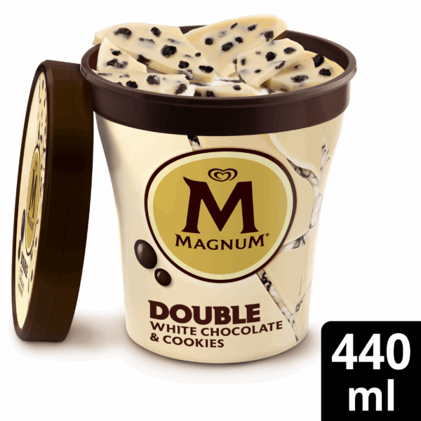 Magnum Pint White Cookies - PLUS
